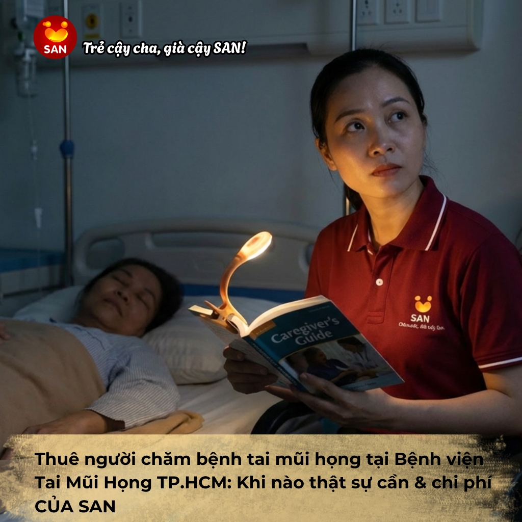 thuê người chăm bệnh tai mũi họng