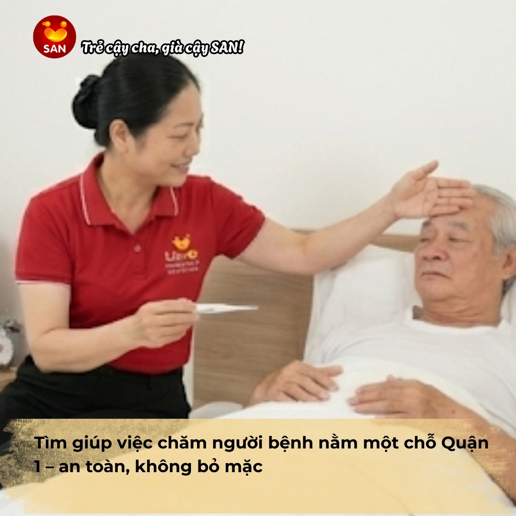 Chăm người bệnh nằm một chỗ Quận 1