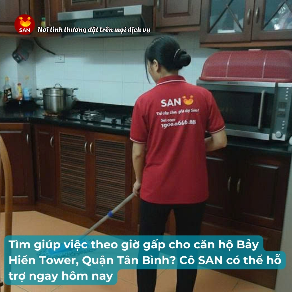 Giúp việc theo giờ Bảy Hiền Tower
