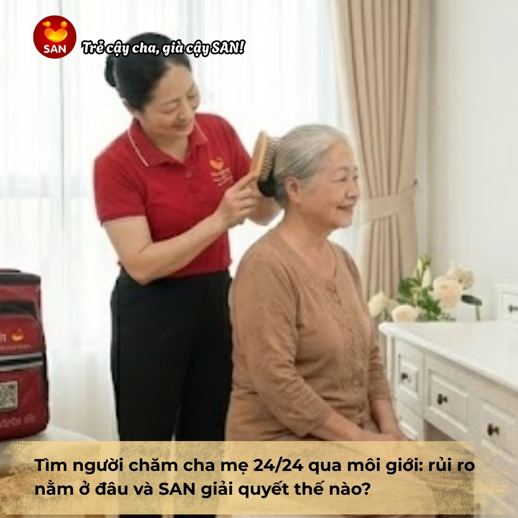 tìm người chăm cha mẹ 24/24