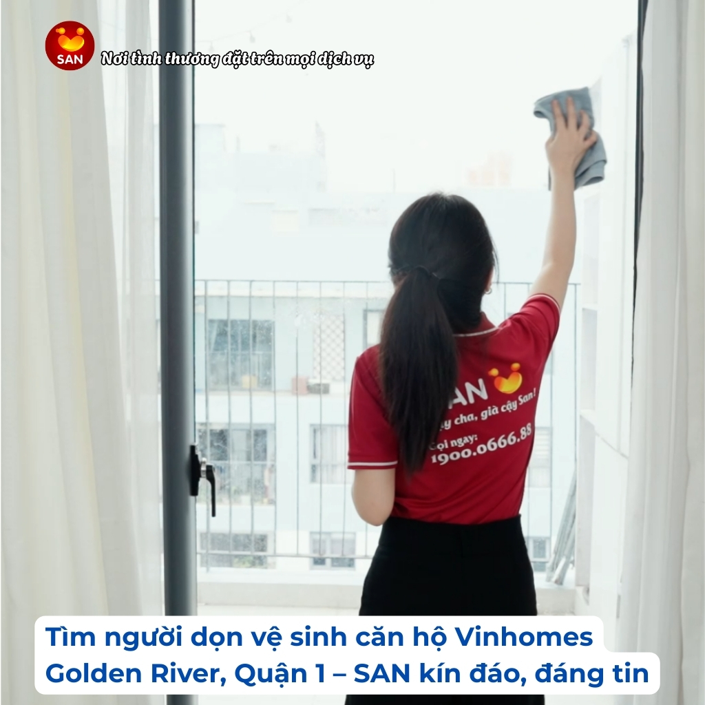 dọn vệ sinh căn hộ Vinhomes Golden River
