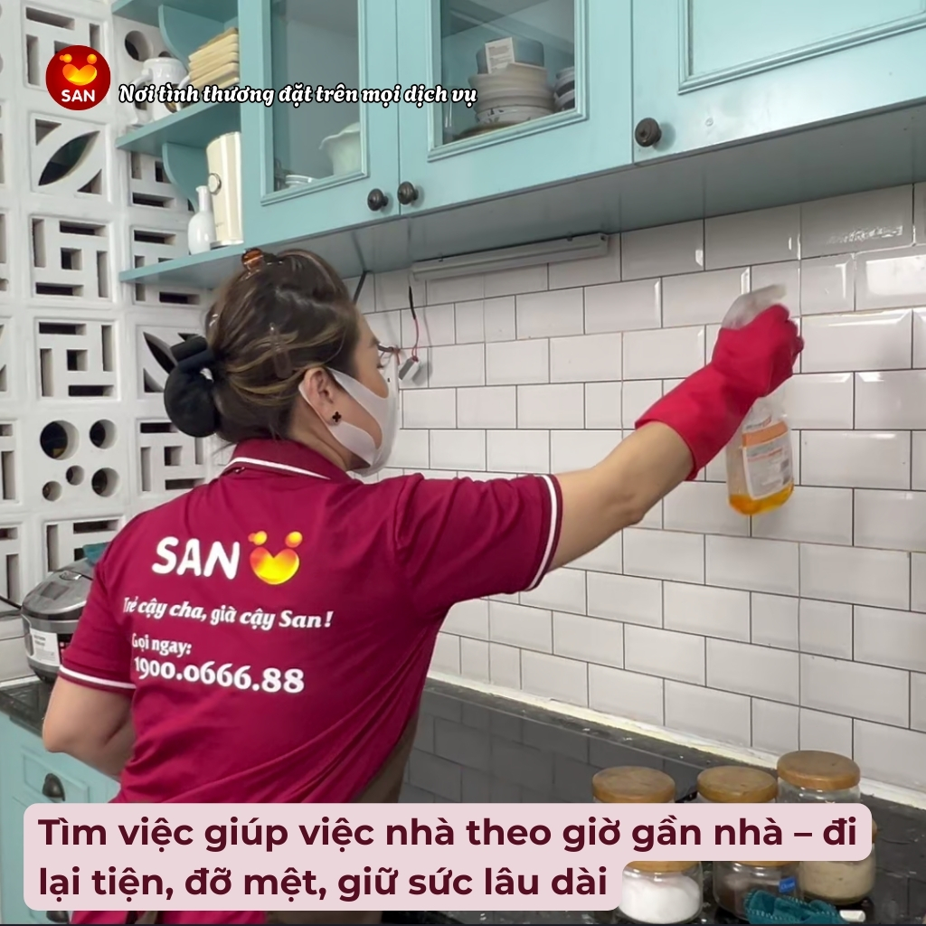 việc làm giúp việc nhà theo giờ