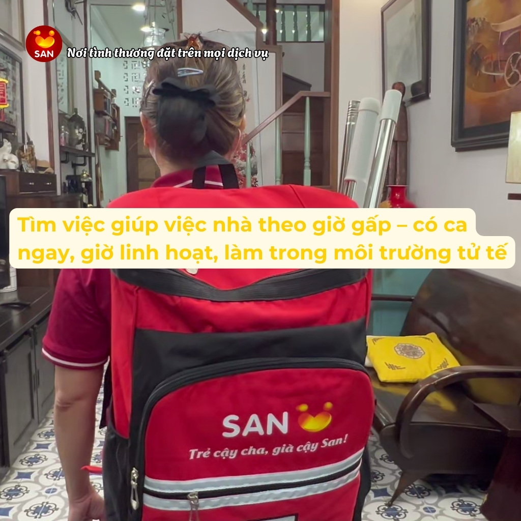 tìm việc giúp việc nhà theo giờ