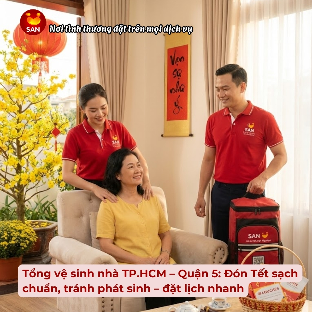 Tổng vệ sinh nhà Quận 5