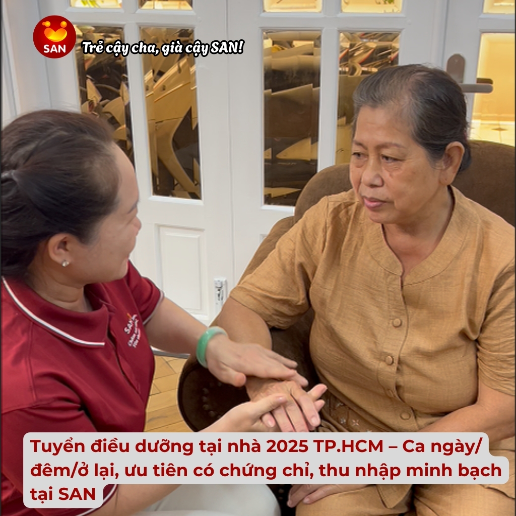 tuyển điều dưỡng tại nhà 2025