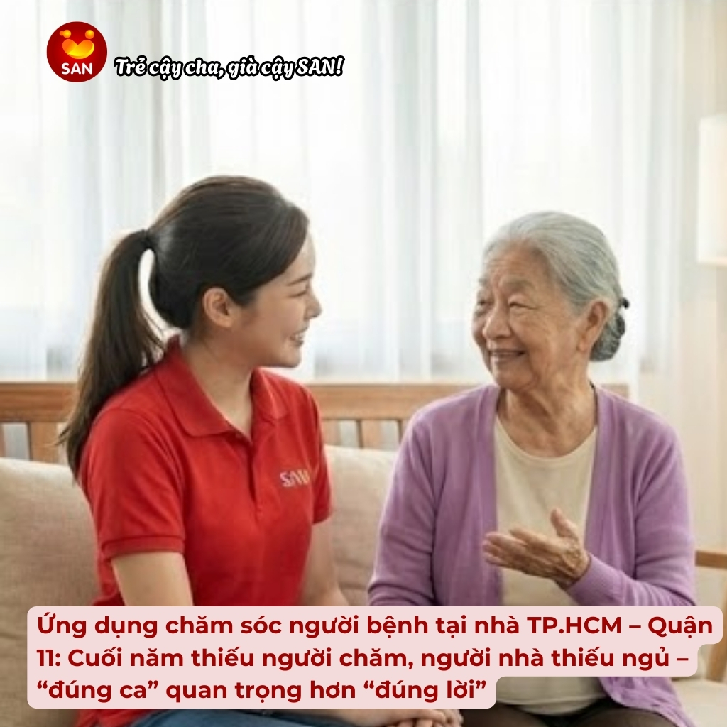 Chăm sóc người bệnh tại nhà Quận 11