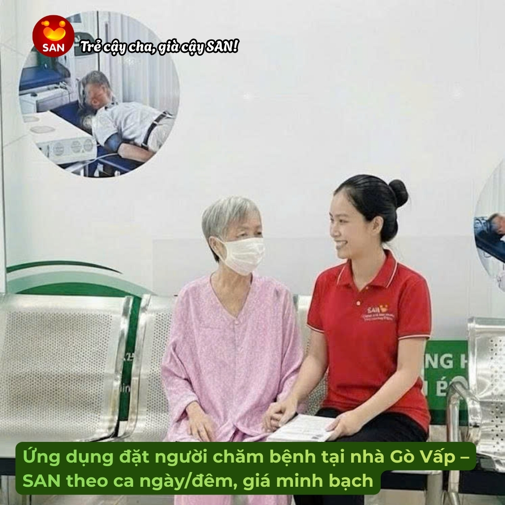 ứng dụng đặt người chăm bệnh tại nhà Gò Vấp