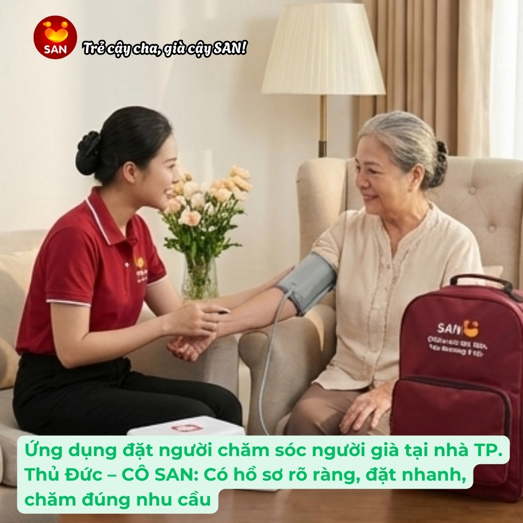 người chăm sóc người già tại nhà TP. Thủ Đức