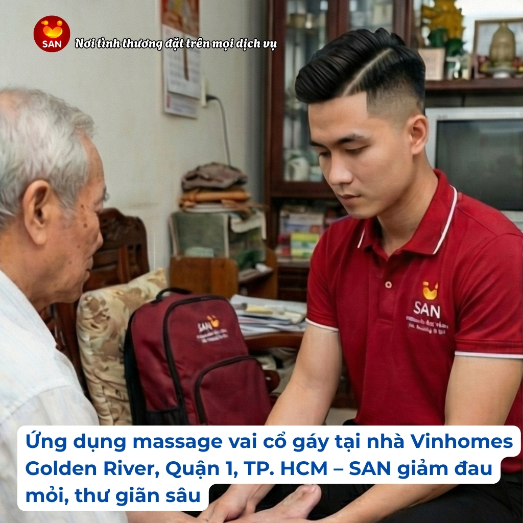 Massage vai cổ gáy tại nhà