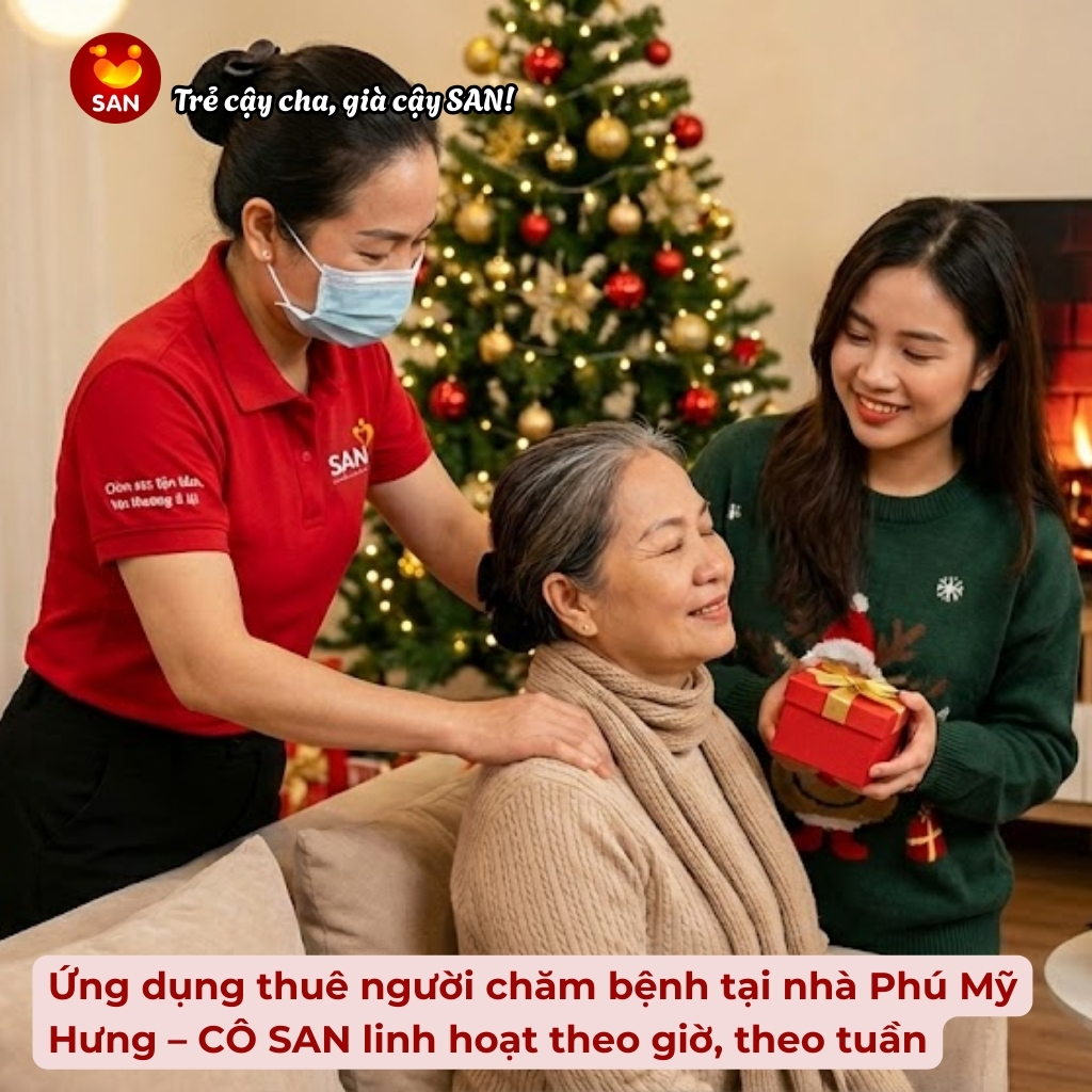 ứng dụng thuê người chăm bệnh tại nhà Phú Mỹ Hưng
