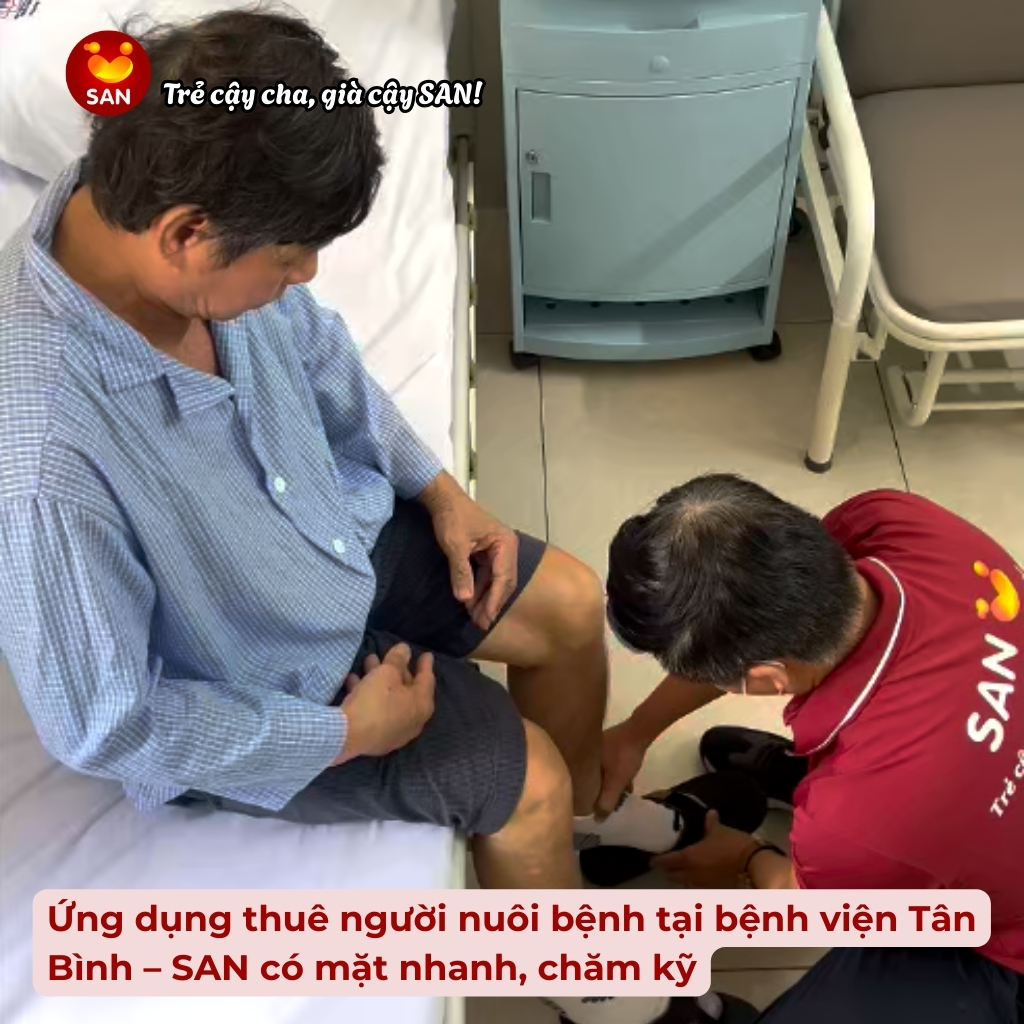 ứng dụng thuê người nuôi bệnh tại bệnh viện Tân Bình
