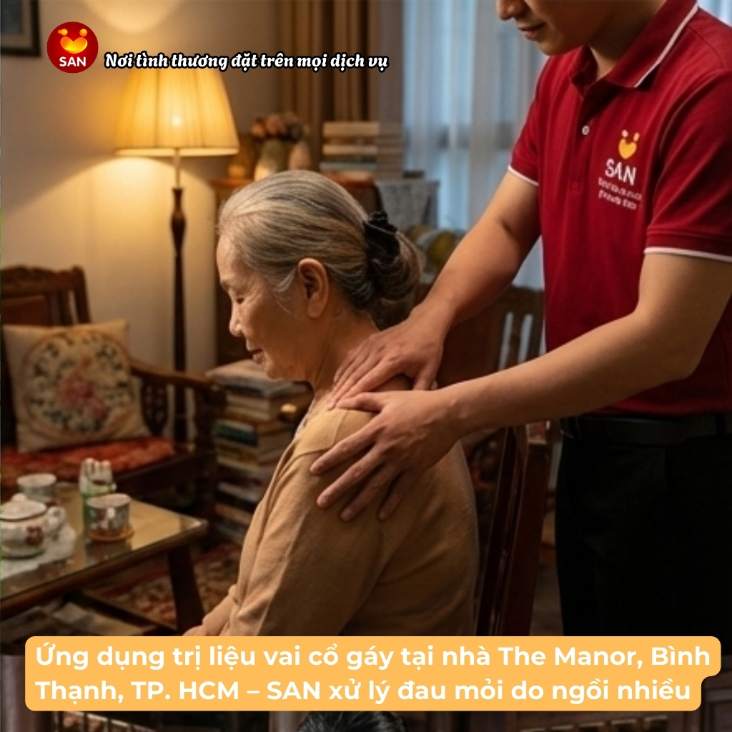 trị liệu vai cổ gáy tại nhà The Manor