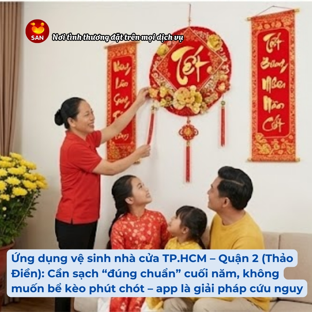 Ứng dụng vệ sinh nhà cửa TP.HCM