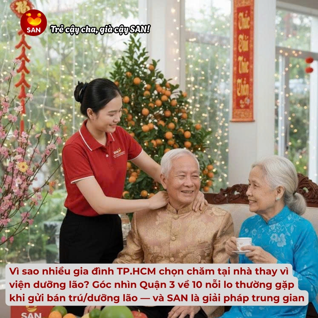 Chăm sóc người già tại nhà Quận 3