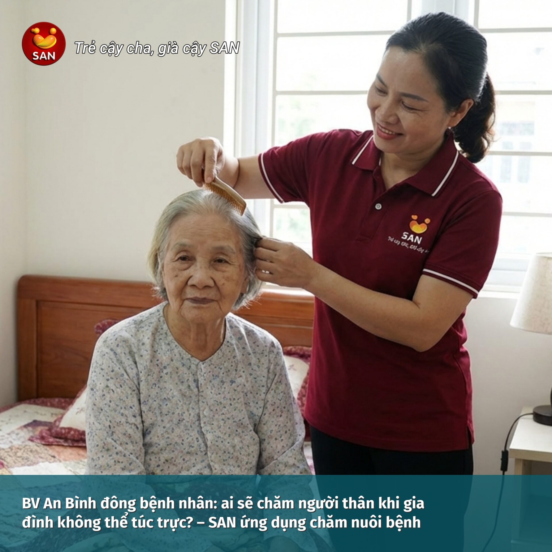chăm sóc người bệnh tại Bệnh viện An Bình