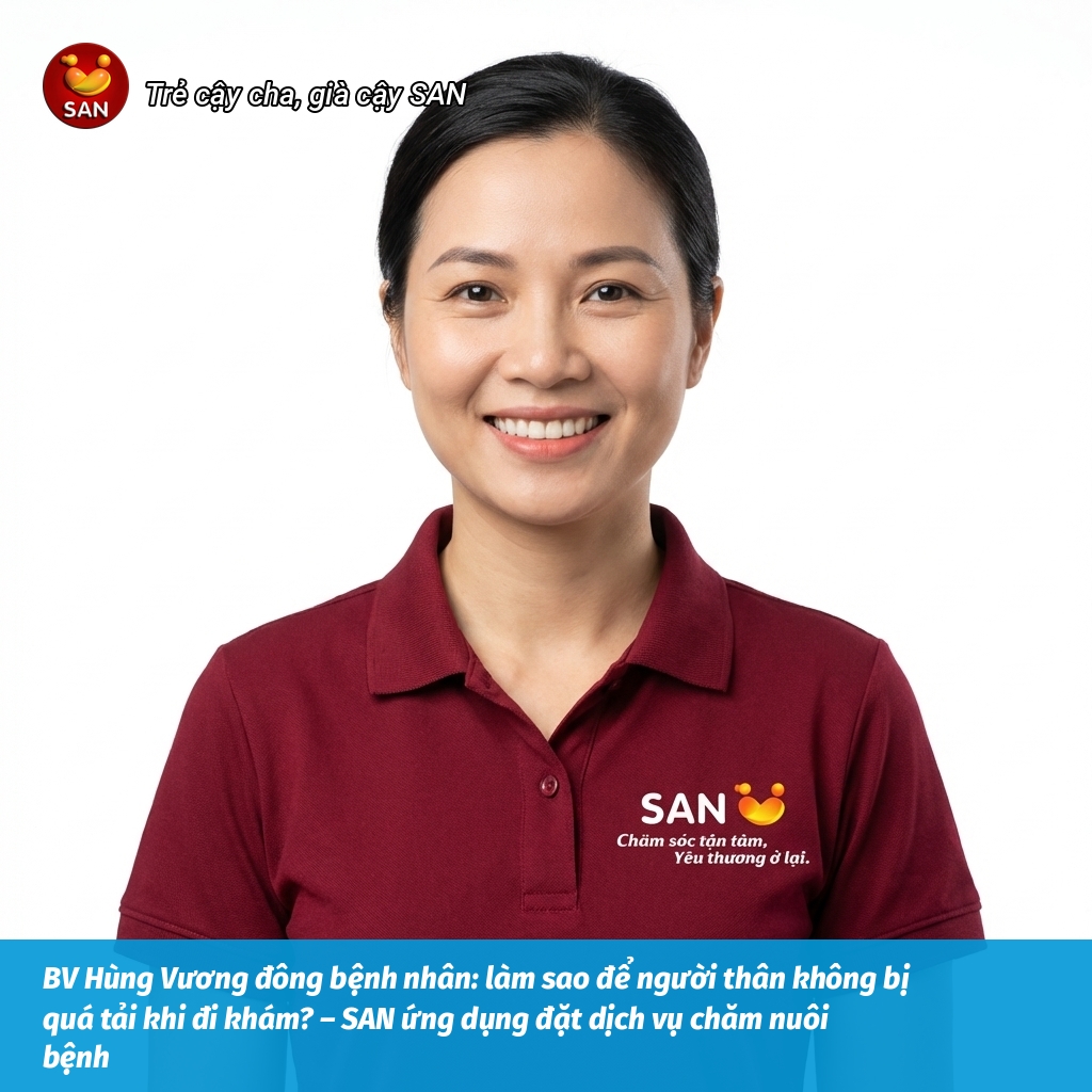 chăm sóc người bệnh tại bệnh viện Hùng Vương