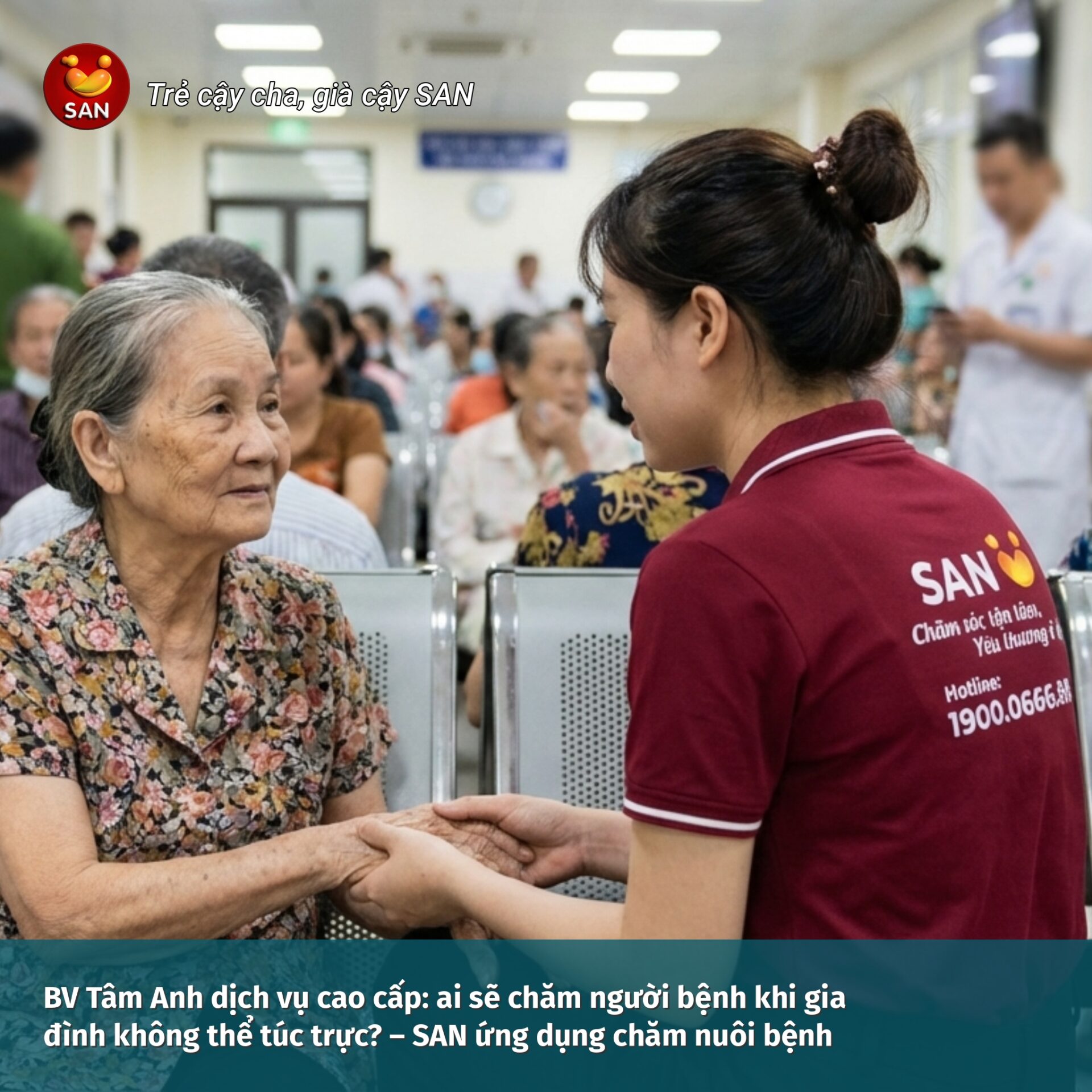 Patient care at Tam Anh Hospital