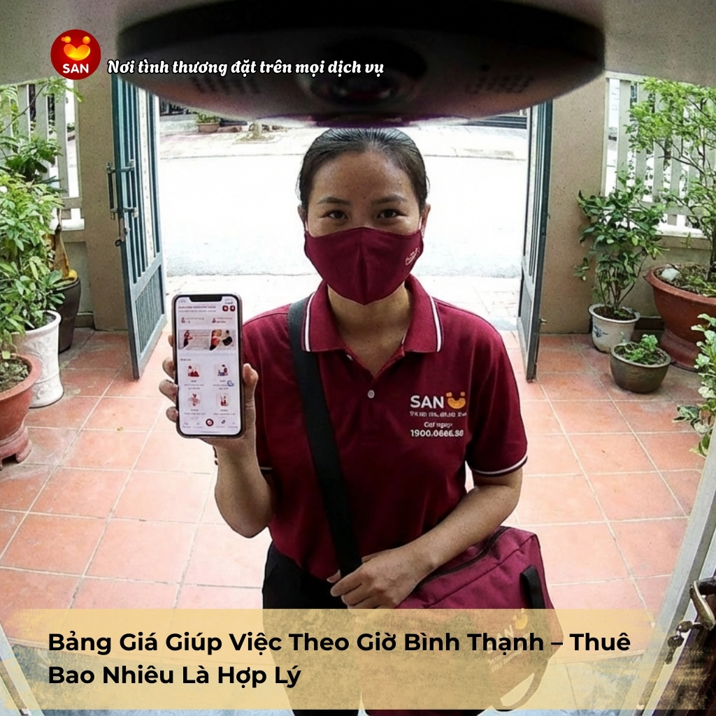 giúp việc theo giờ Bình Thạnh