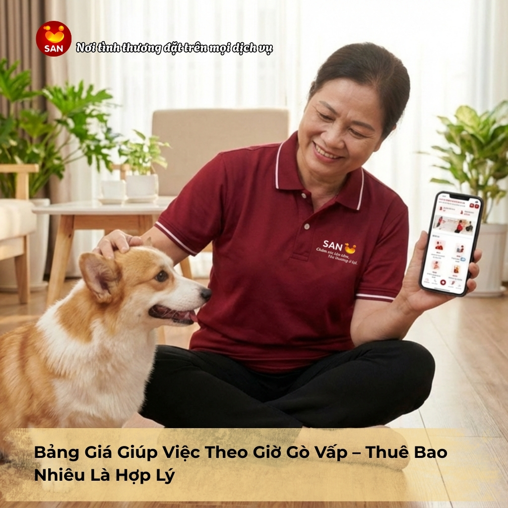 giúp việc theo giờ Gò Vấp