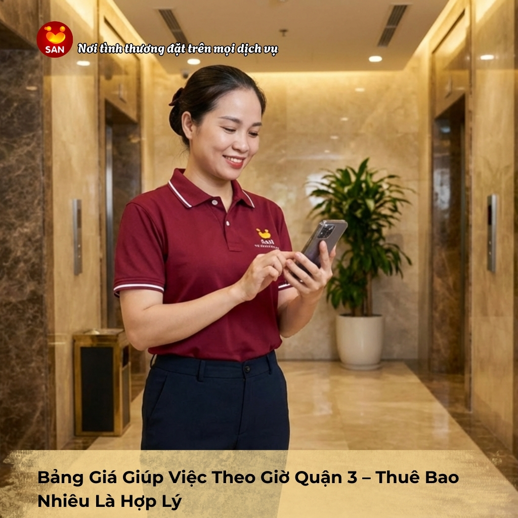 giúp việc theo giờ Quận 3