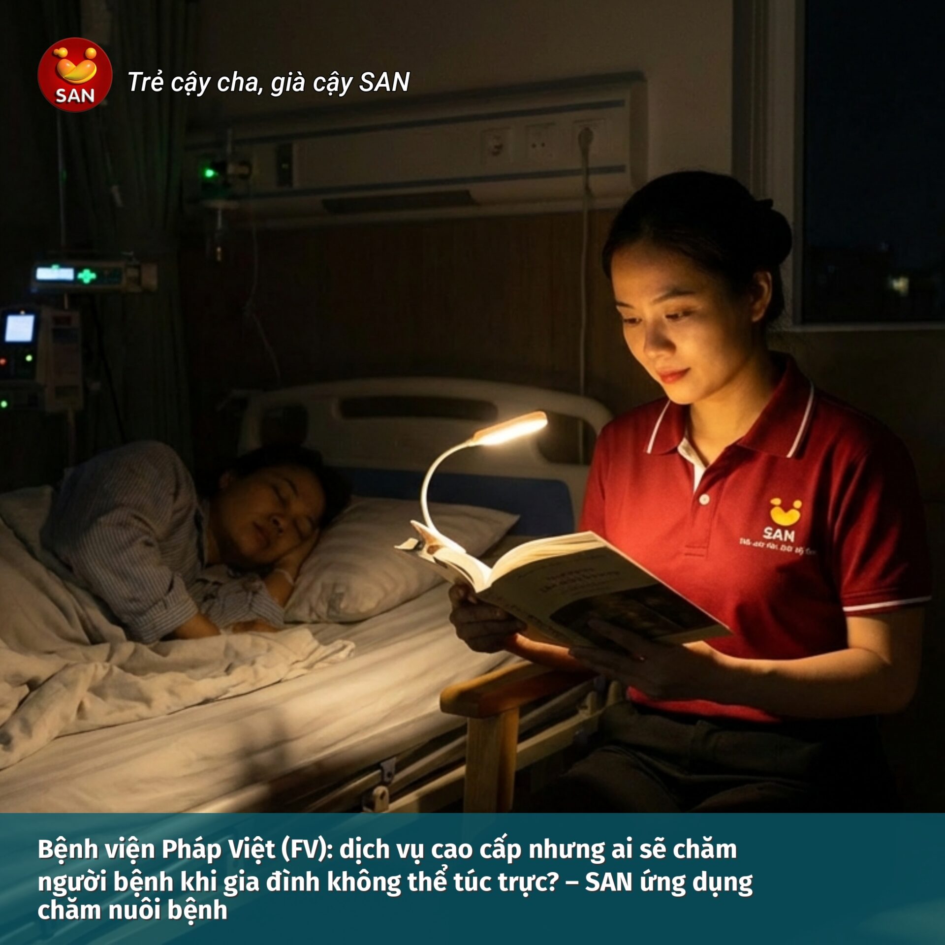 chăm sóc người bệnh tại bệnh viện Pháp Việt