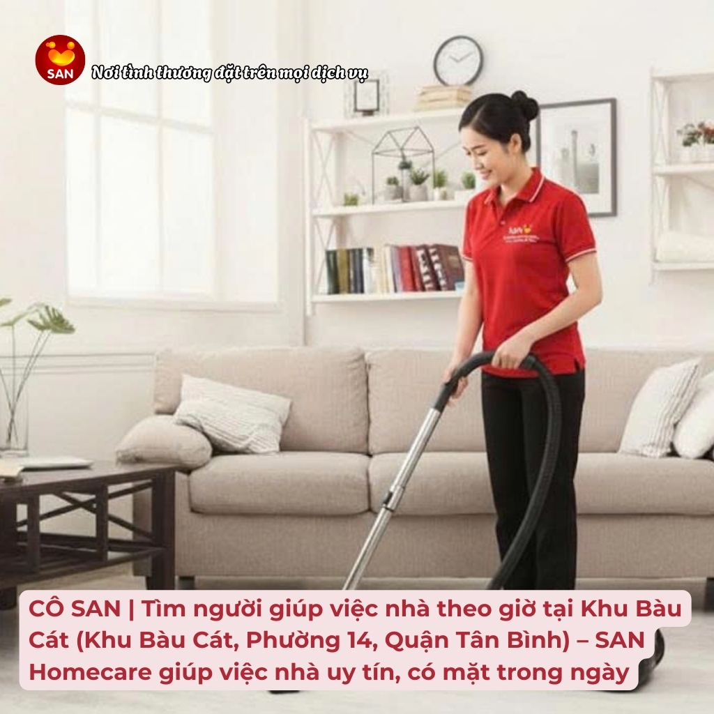 giúp việc theo giờ Củ Chi