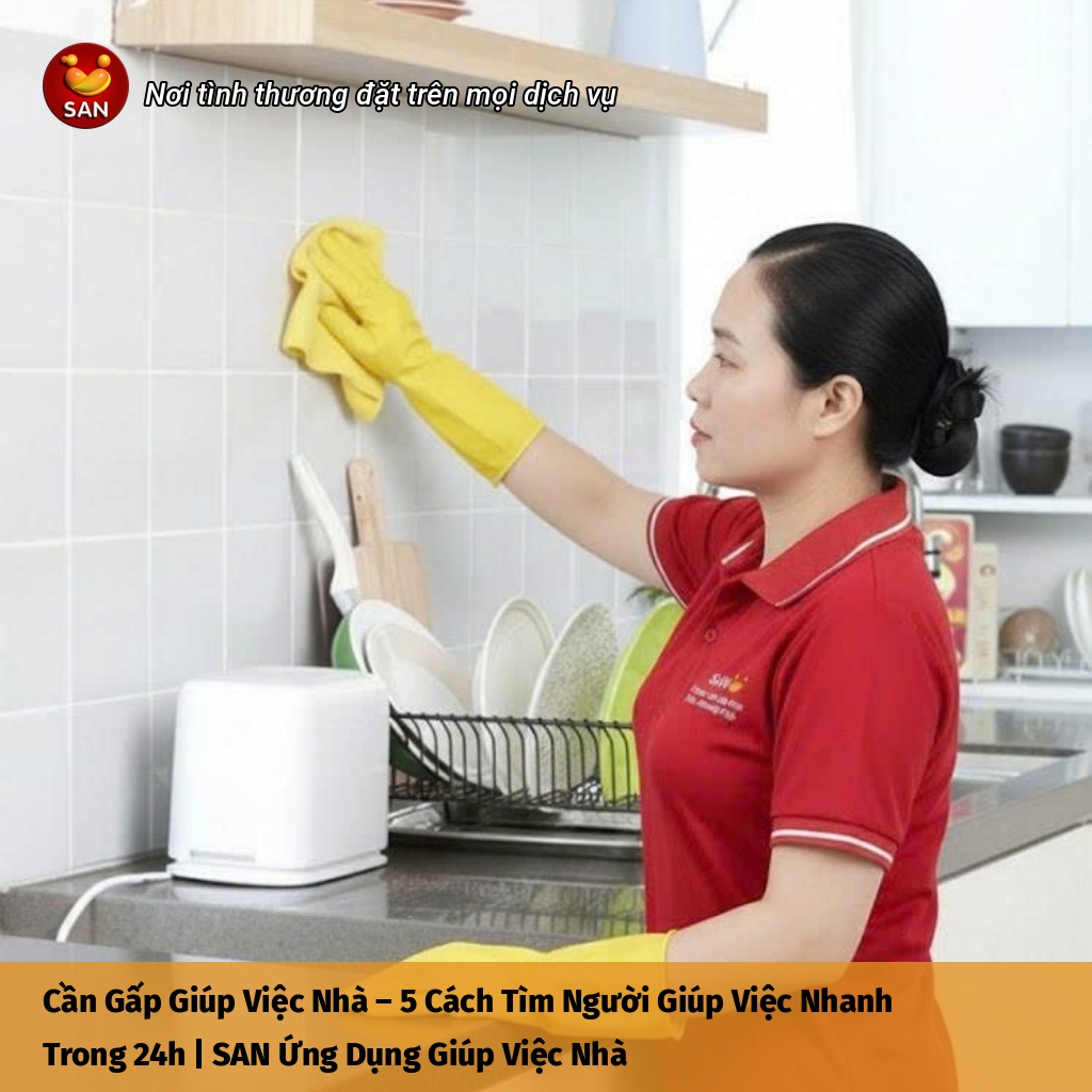 Cần gấp giúp việc nhà