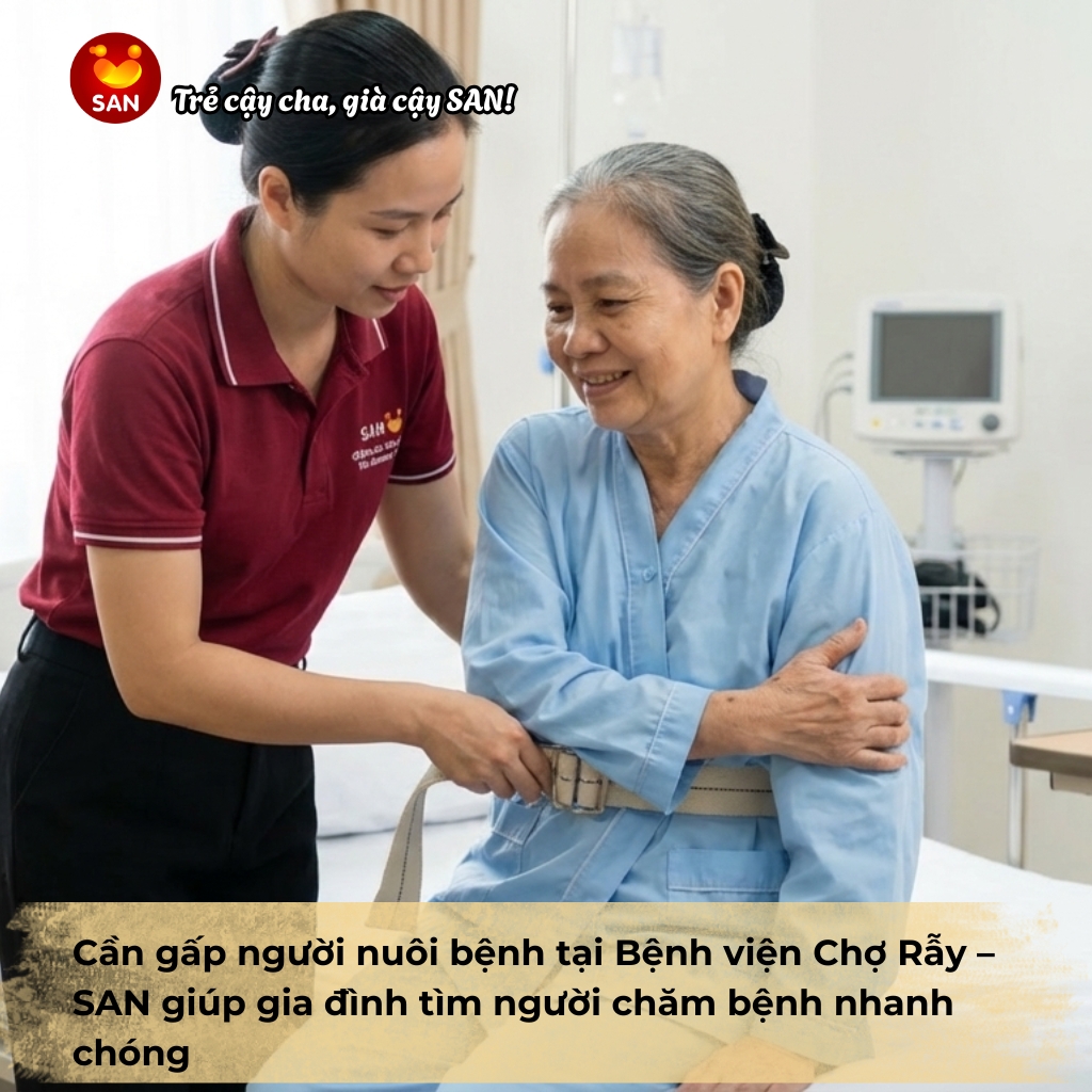 người nuôi bệnh tại Bệnh viện Chợ Rẫy