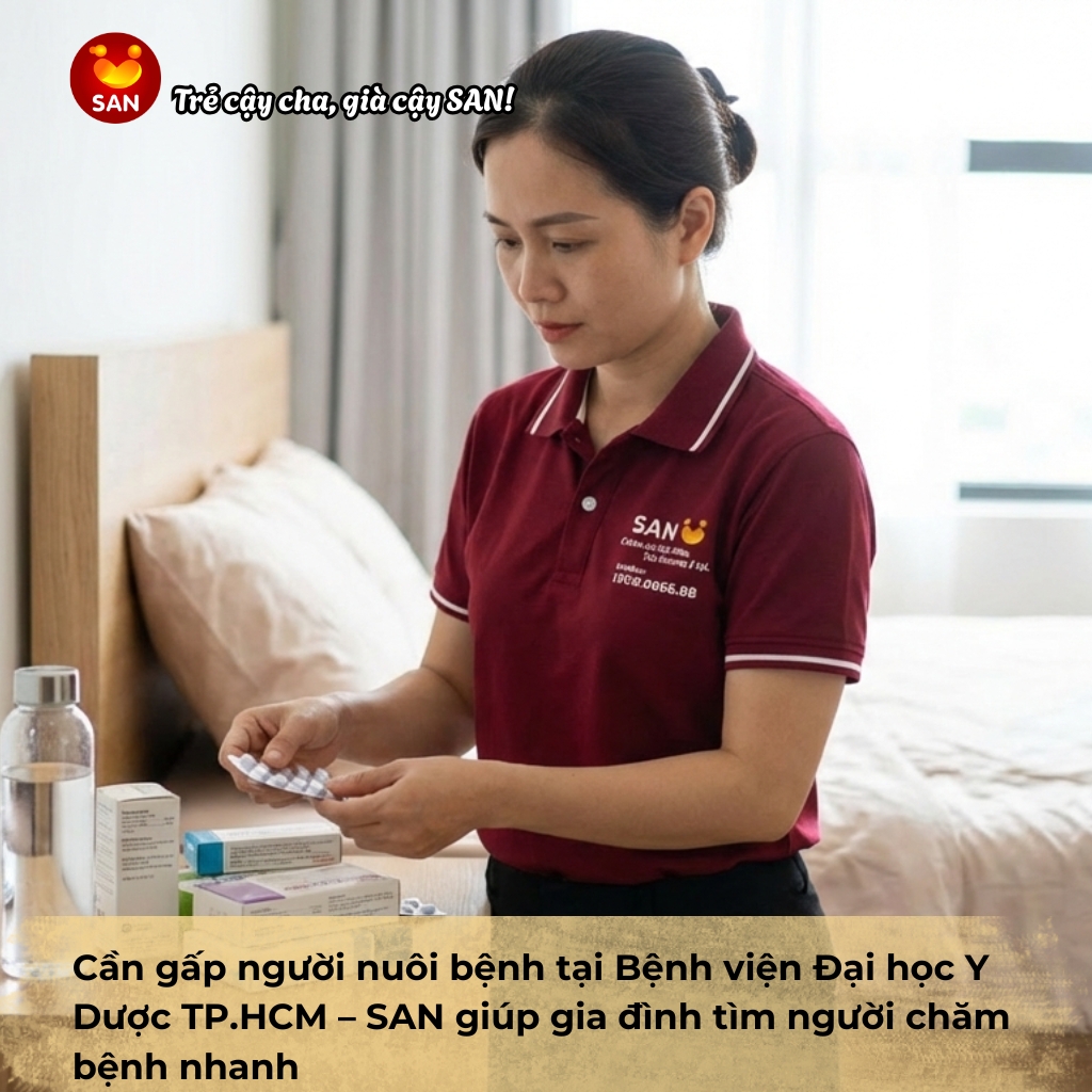 Cần gấp người nuôi bệnh tại Bệnh viện Đại học Y Dược TP.HCM