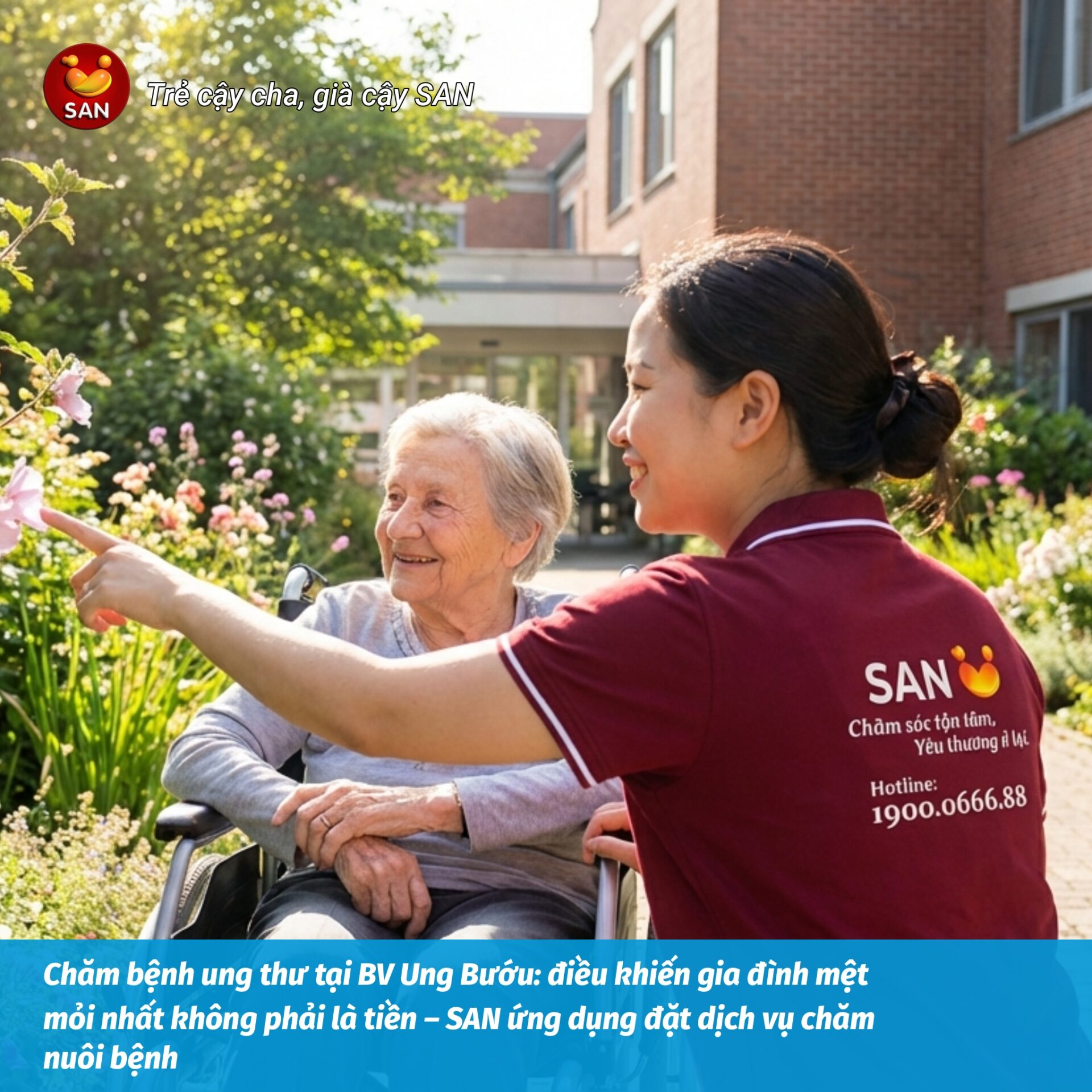 chăm bệnh ung thư tại BV Ung Bướu