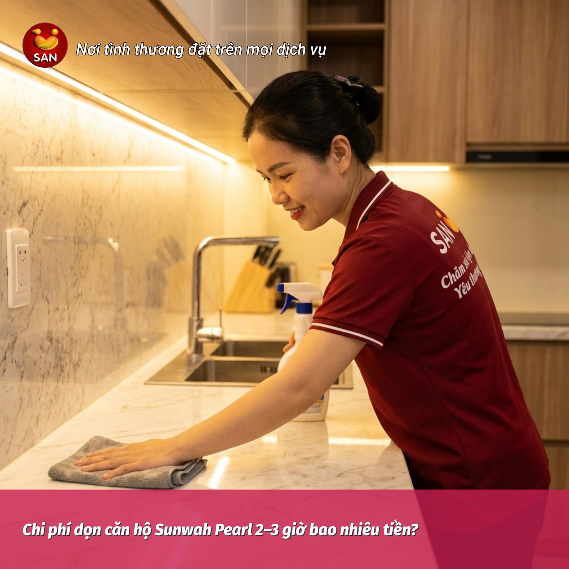 Sunwah Pearl apartment cleaning costs