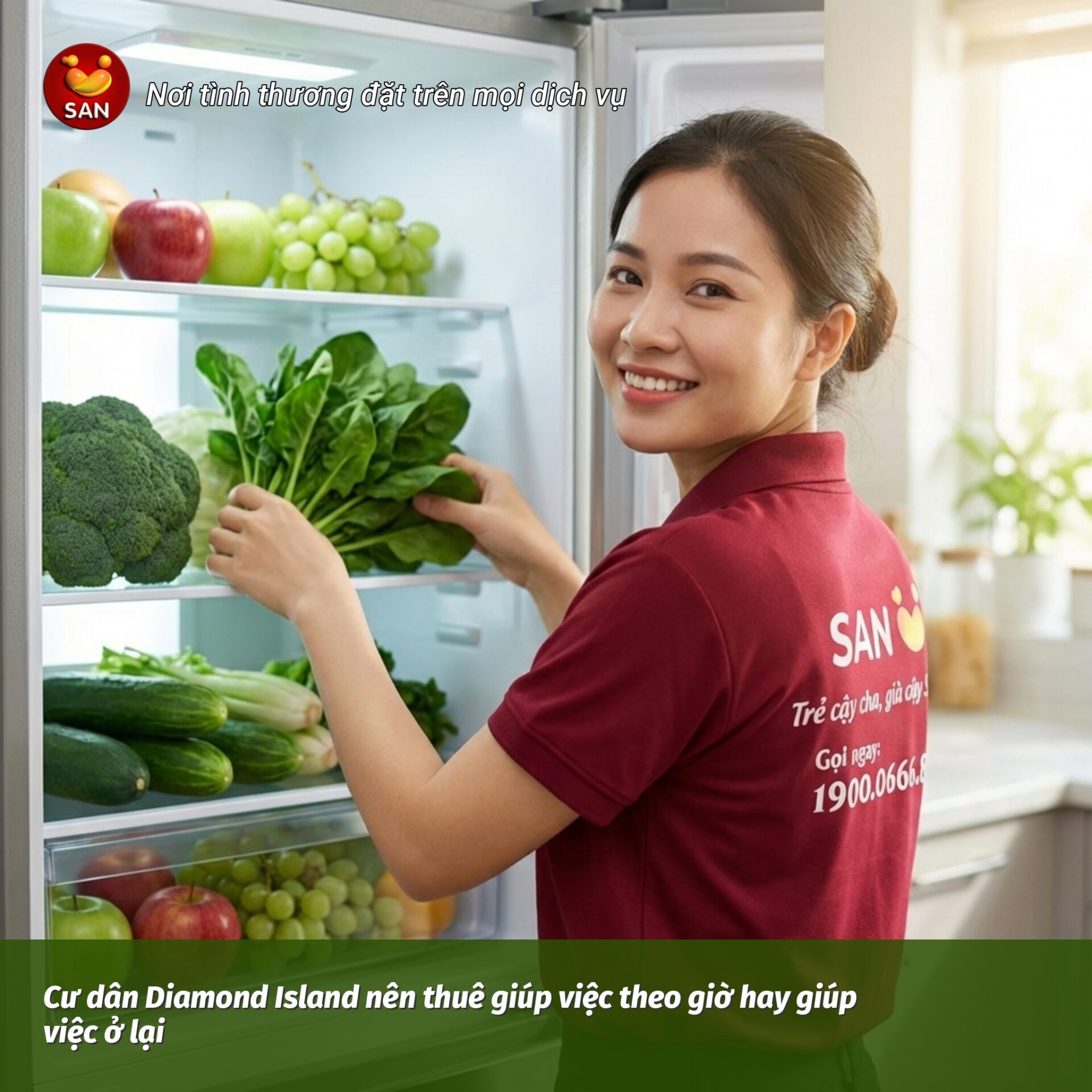 giúp việc Diamond Island