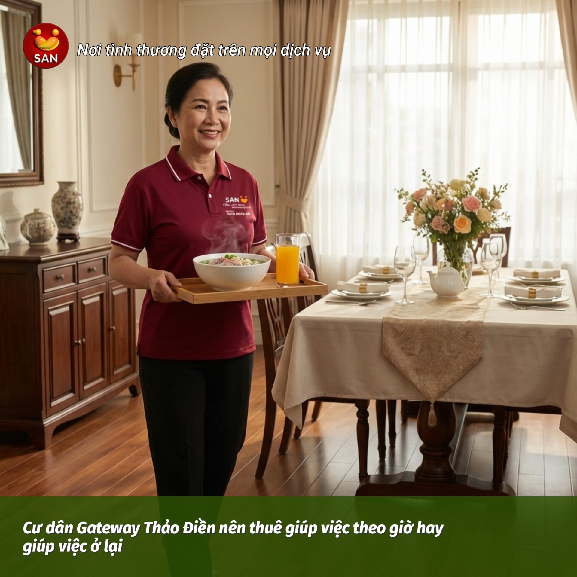 giúp việc theo giờ Gateway Thảo Điền