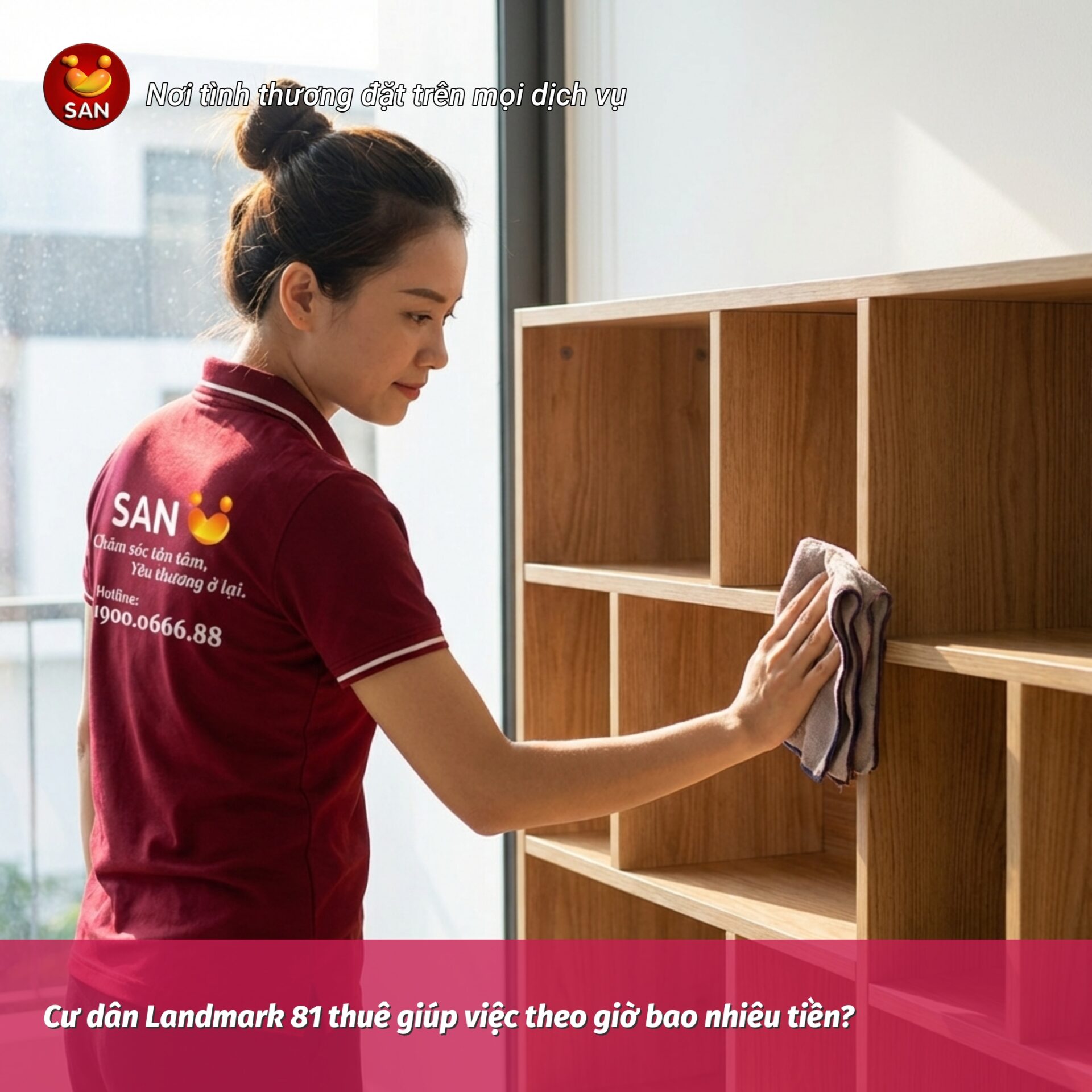 giúp việc theo giờ tại Landmark 81