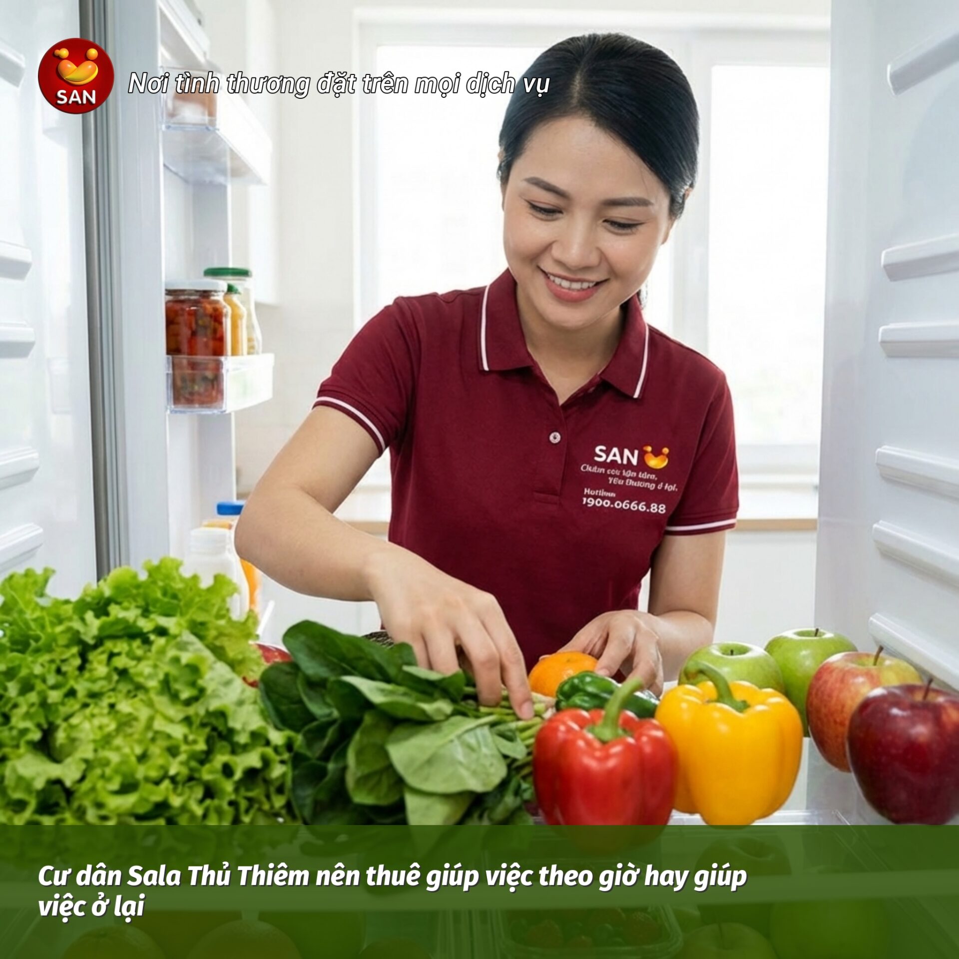 giúp việc theo giờ Sala Thủ Thiêm