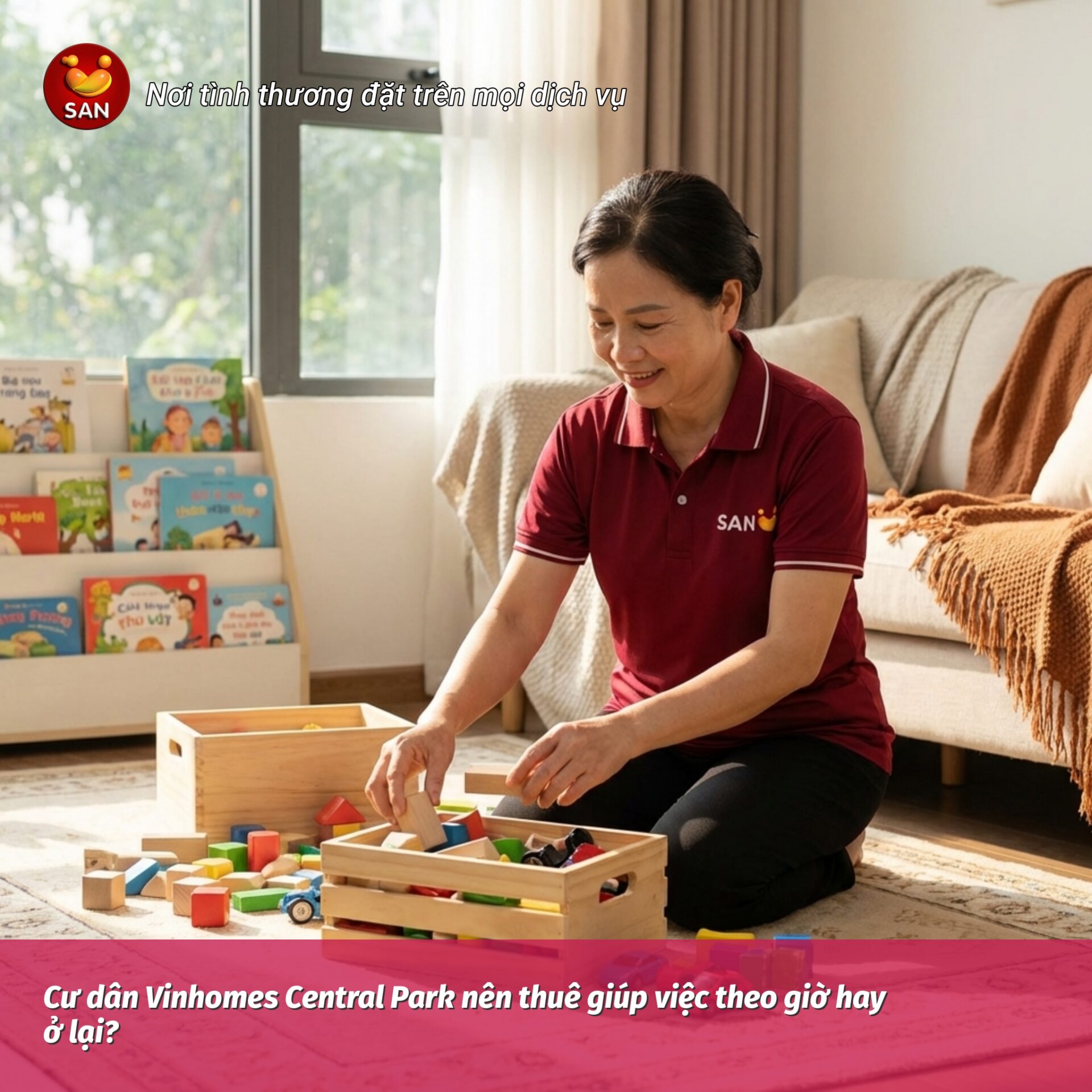 giúp việc Vinhomes Central Park