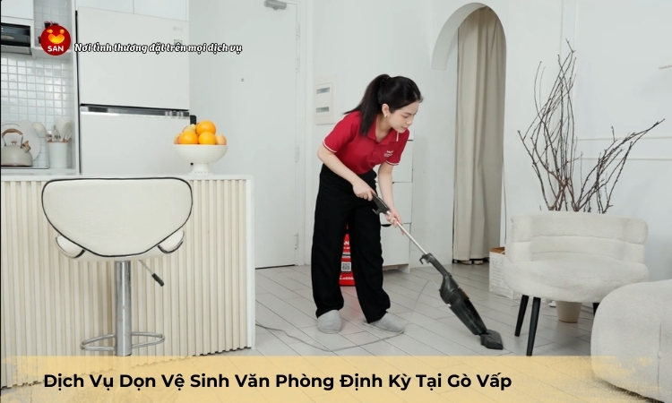 Hourly office cleaning service in Phu My Hung