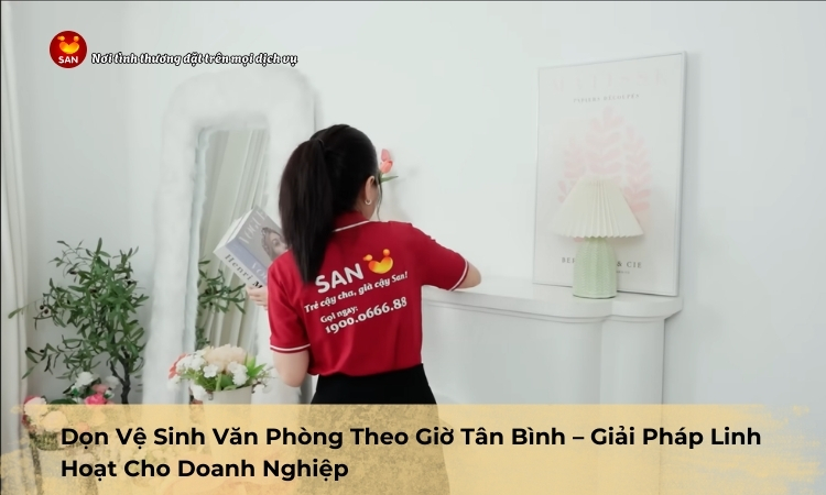 Hourly office cleaning services in Tan Binh