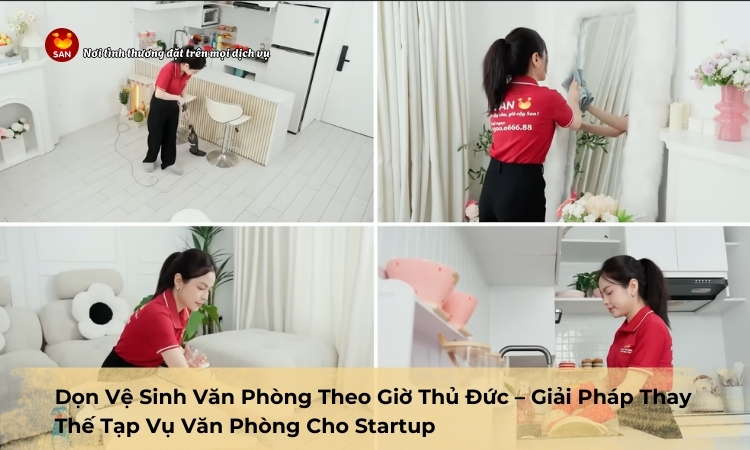 Hourly office cleaning services in Thu Duc