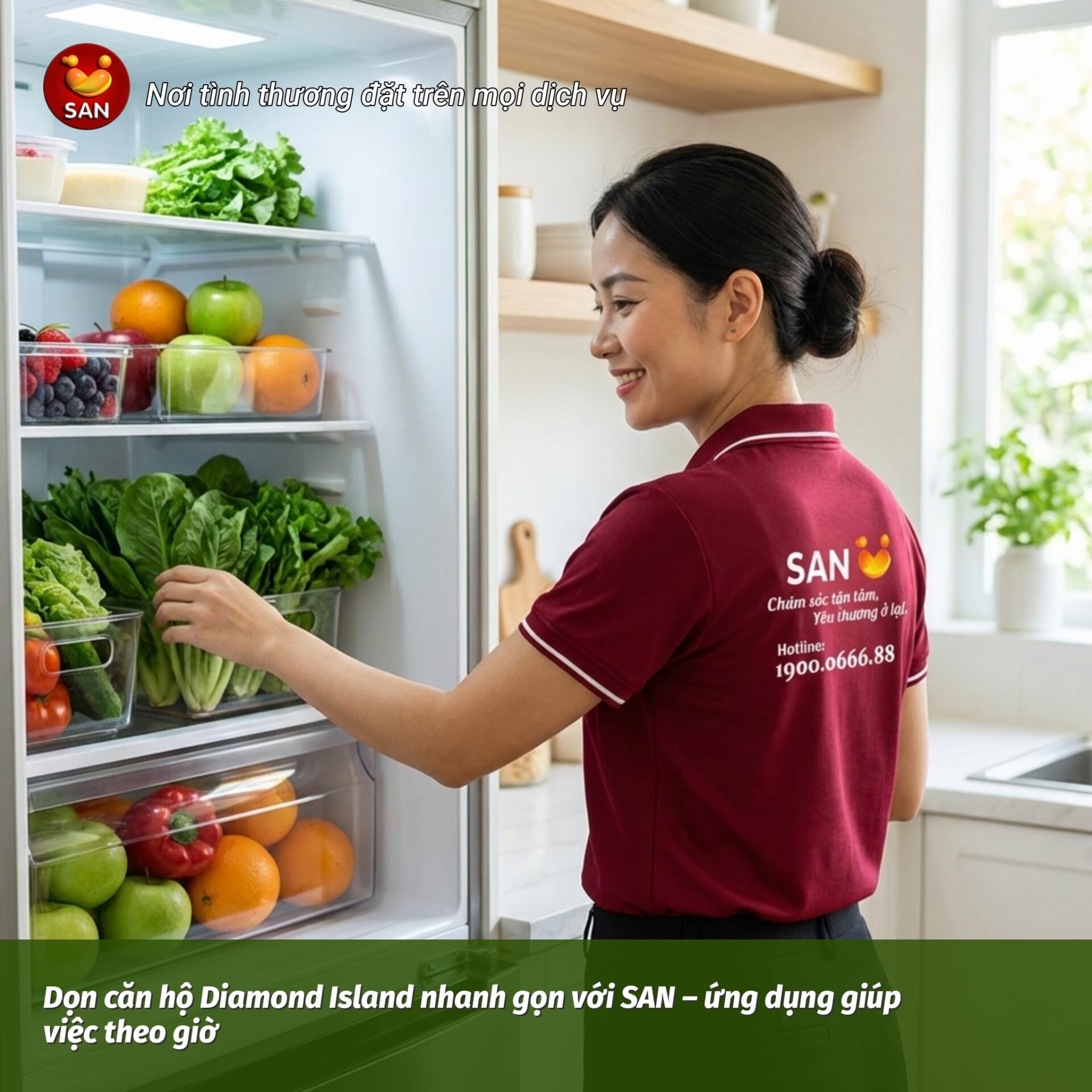 giúp việc theo giờ Diamond Island