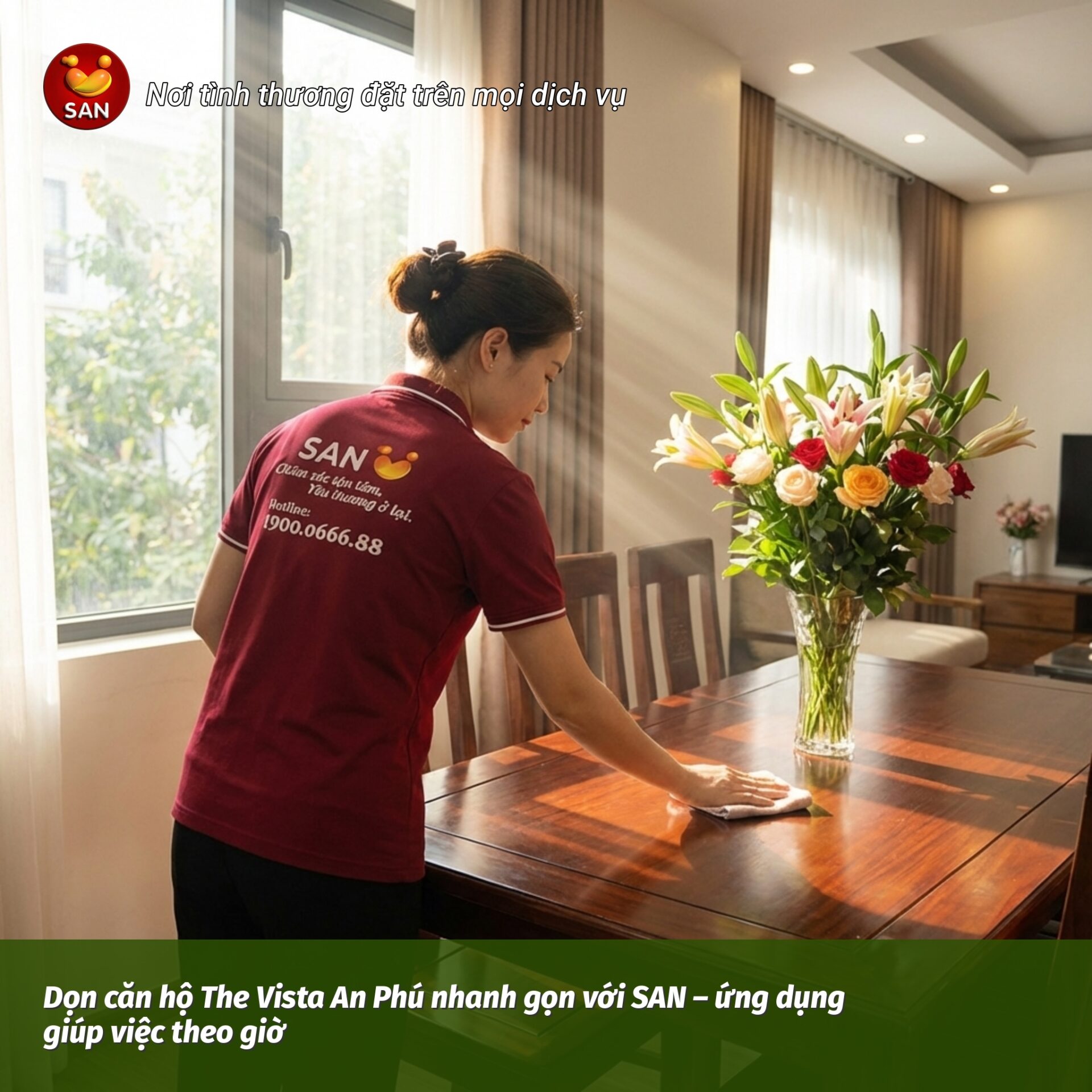 giúp việc nhà theo giờ The Vista An Phú