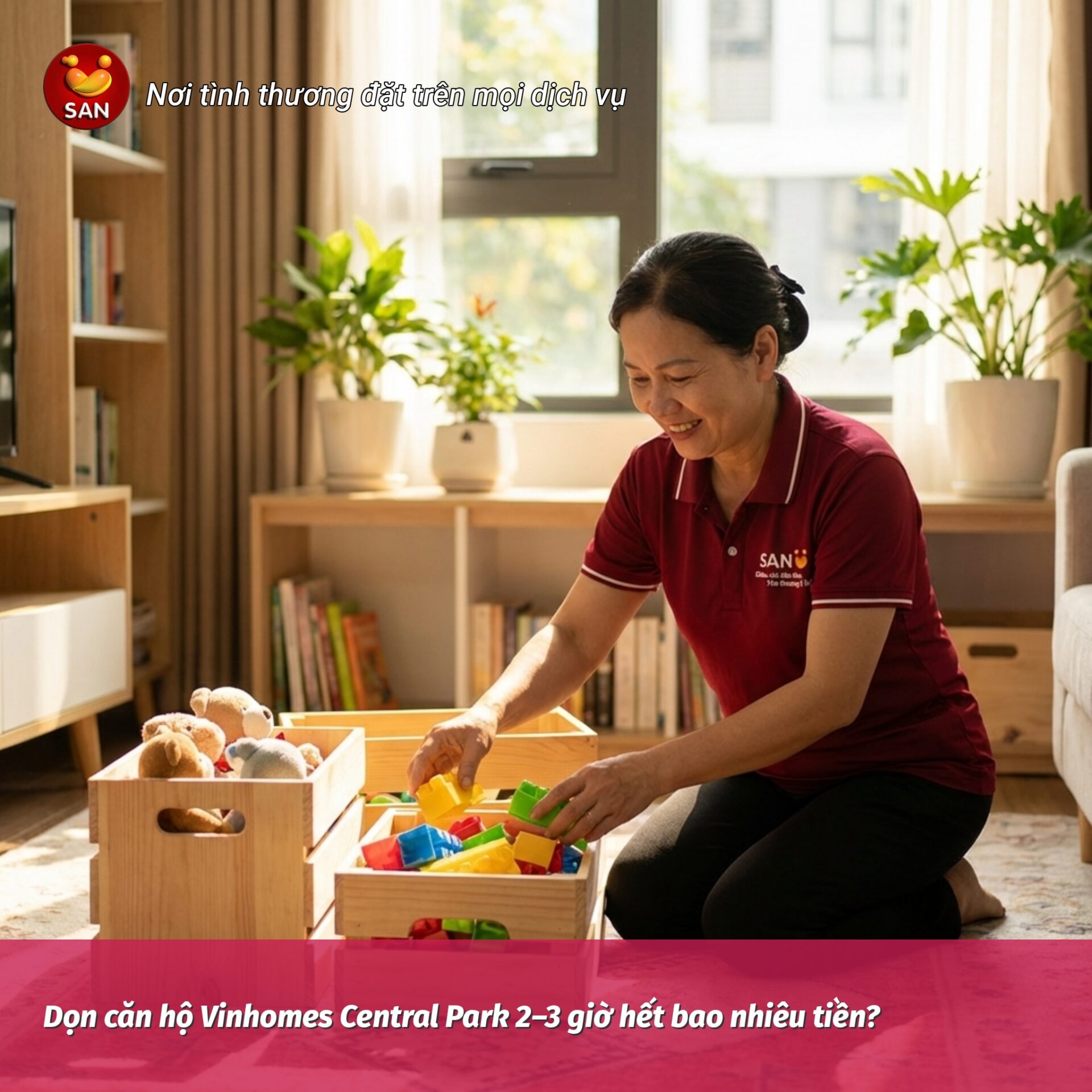 Dọn căn hộ Vinhomes Central Park
