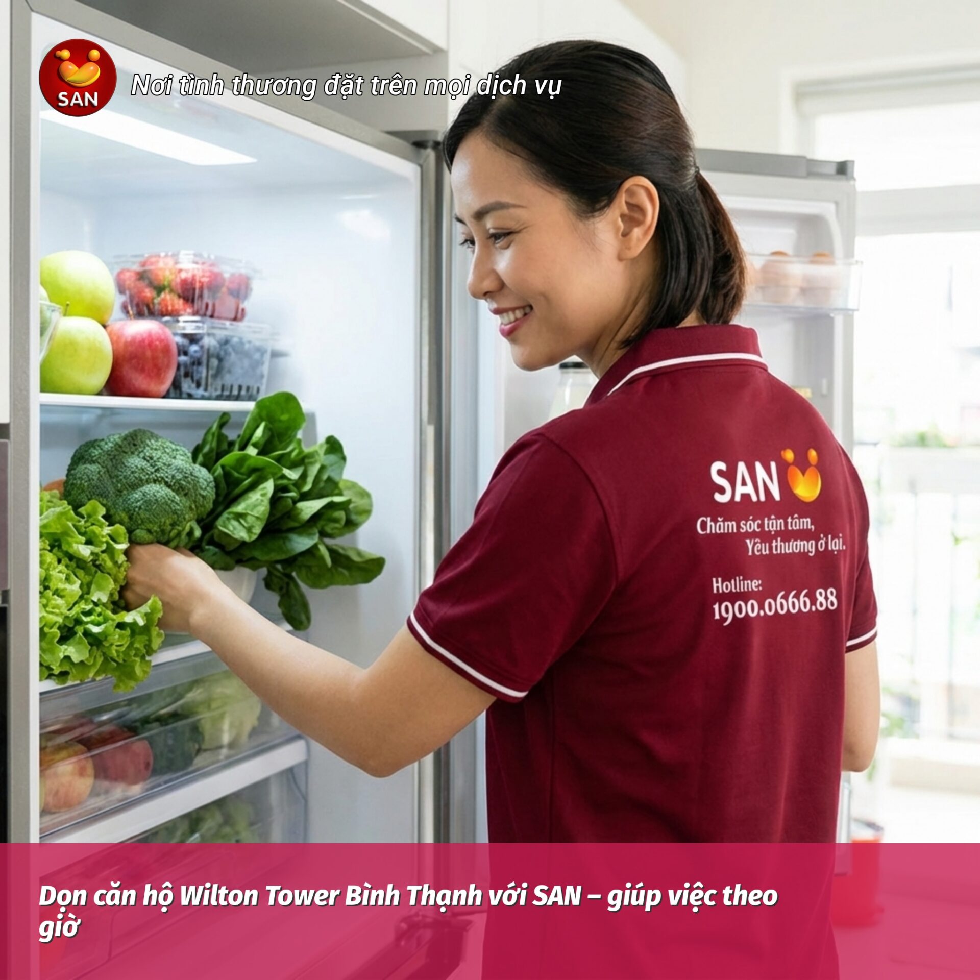 Dọn căn hộ Wilton Tower Bình Thạnh với SAN – giúp việc theo giờ