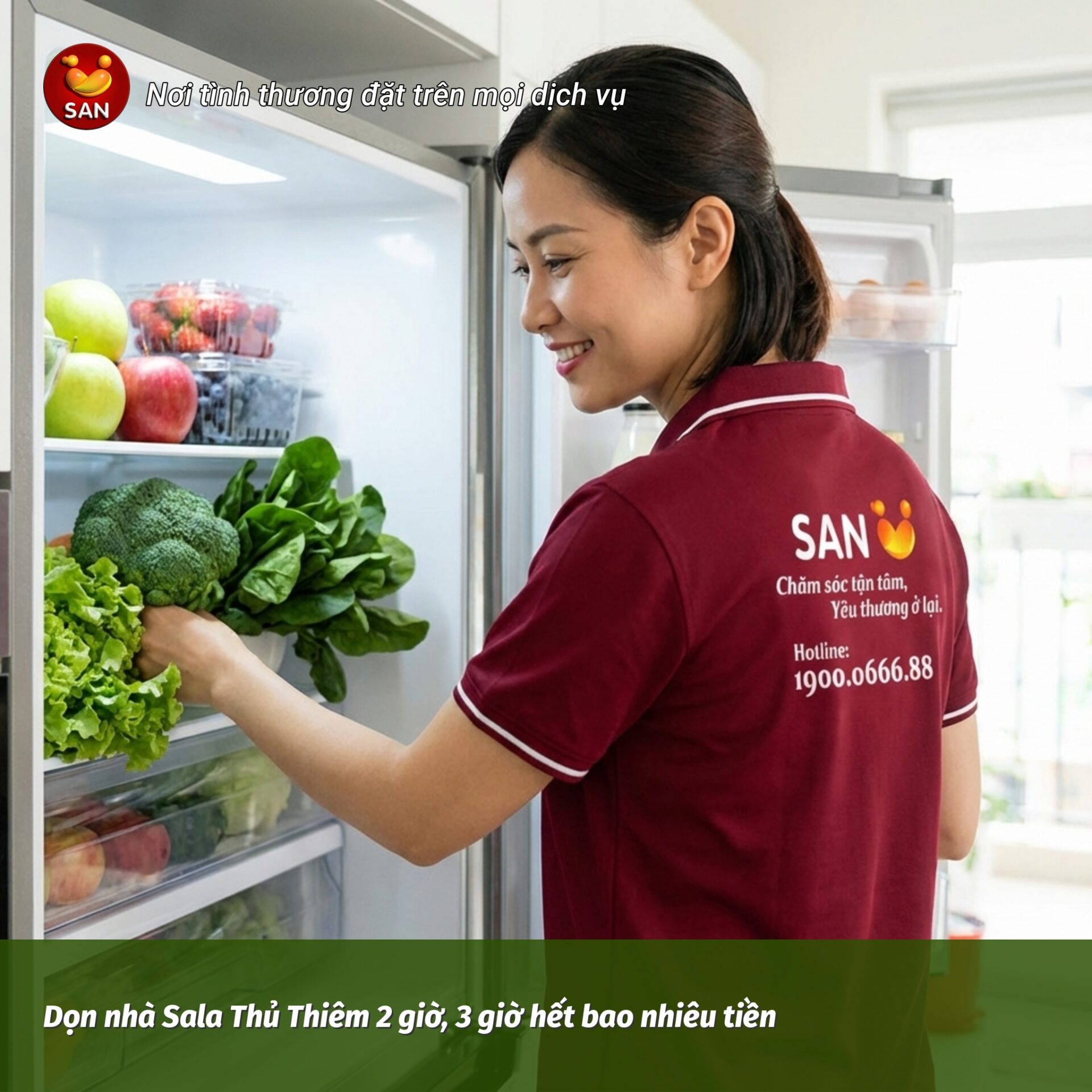 Cleaning out Sala Thu Thiem