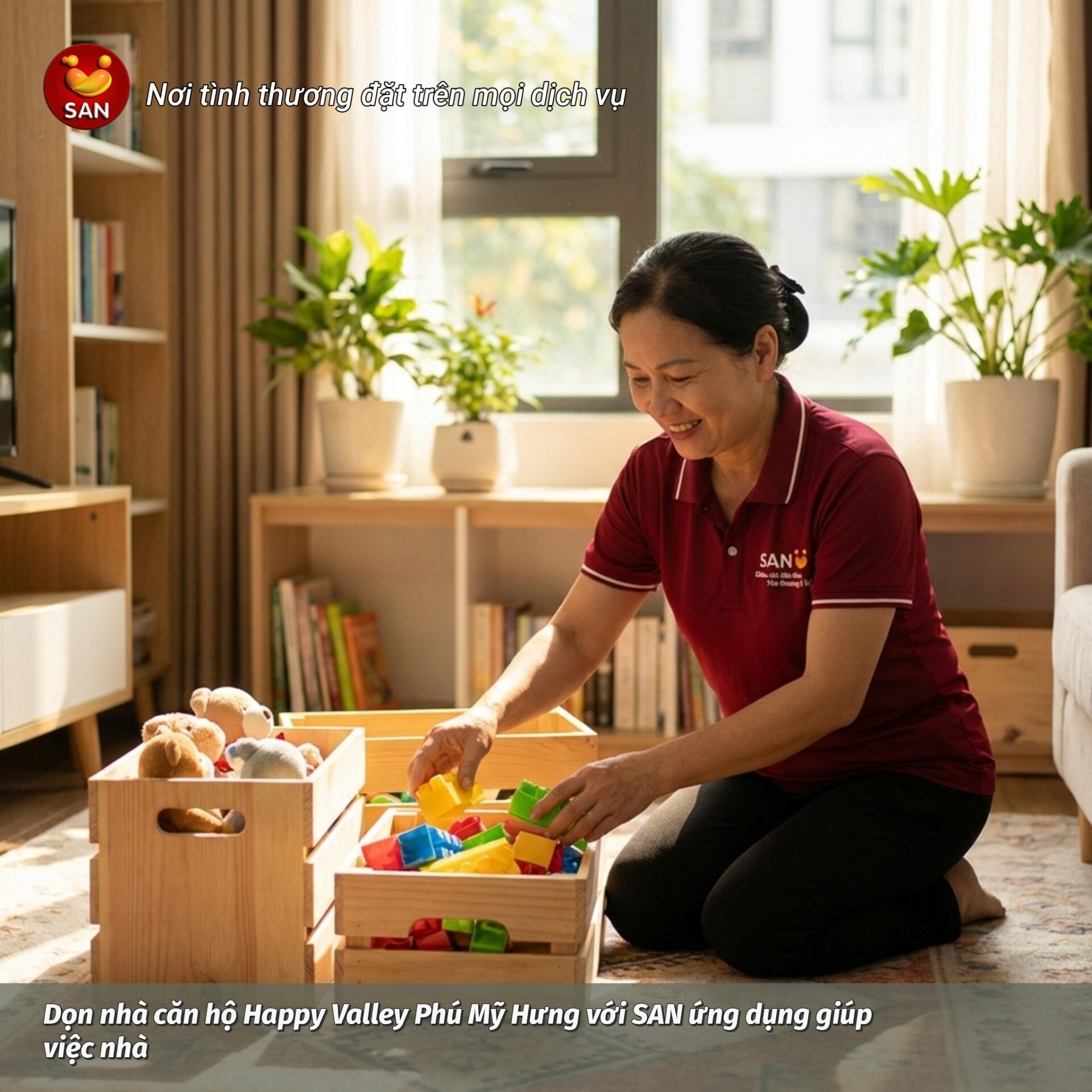 Dọn nhà căn hộ Happy Valley Phú Mỹ Hưng