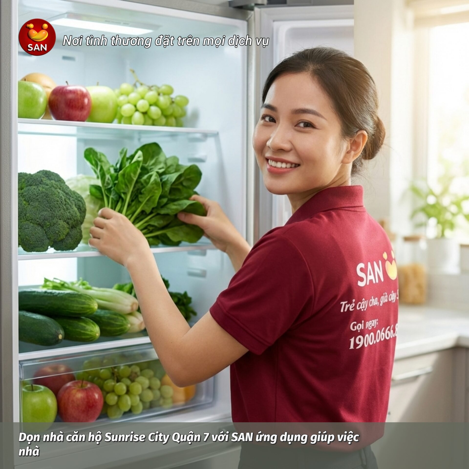 dọn nhà căn hộ Sunrise City