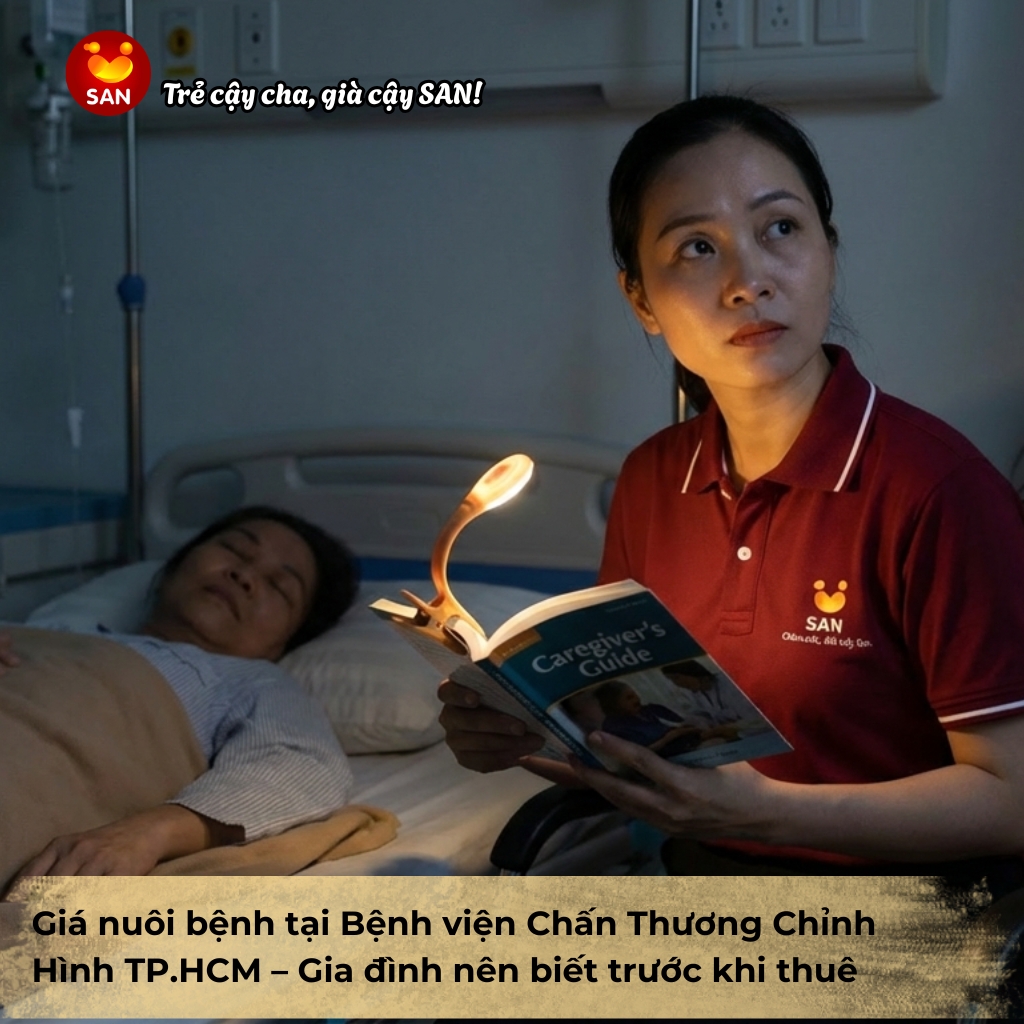 giá nuôi bệnh tại Bệnh viện Chấn Thương Chỉnh Hình TP.HCM
