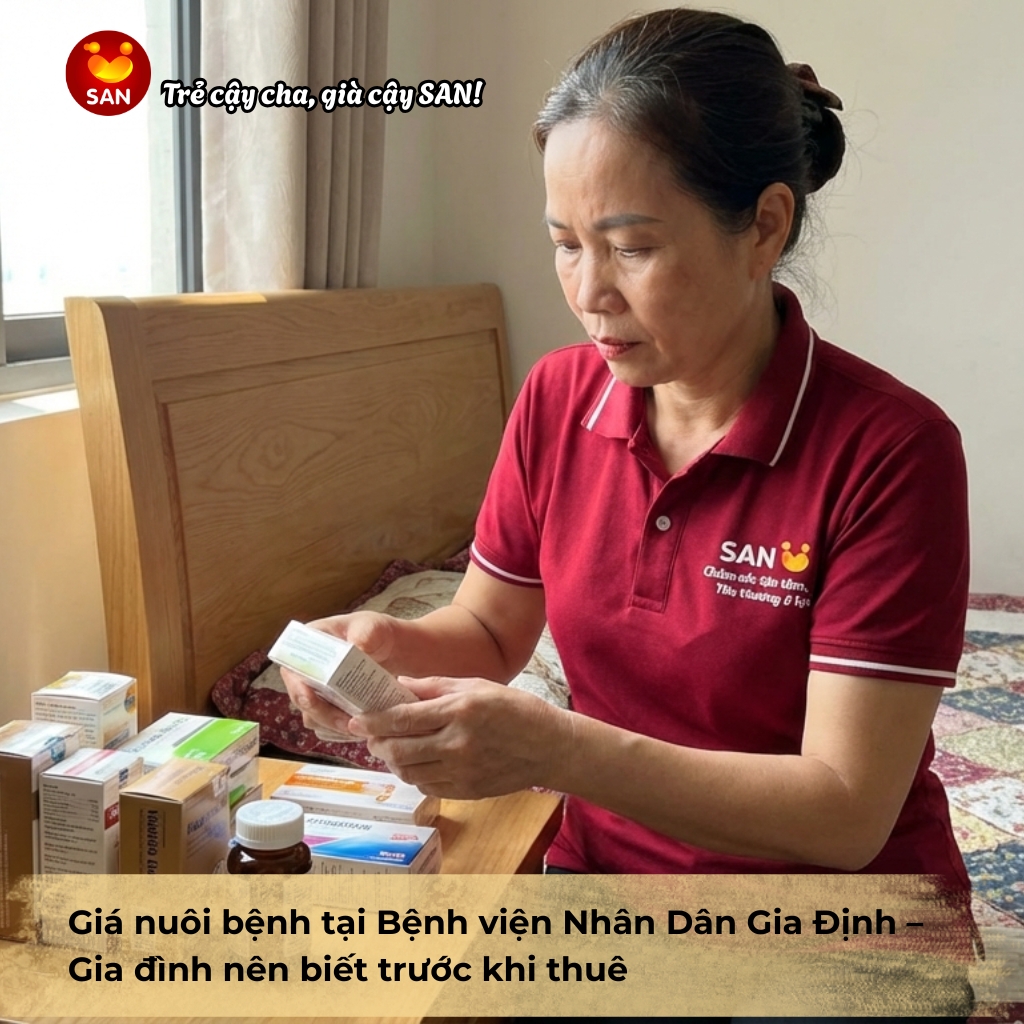 giá nuôi bệnh tại Bệnh viện Nhân Dân Gia Định