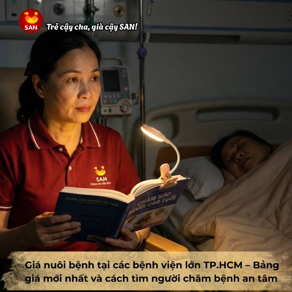 nuôi bệnh tại Bệnh viện Ung Bướu TP.HCM