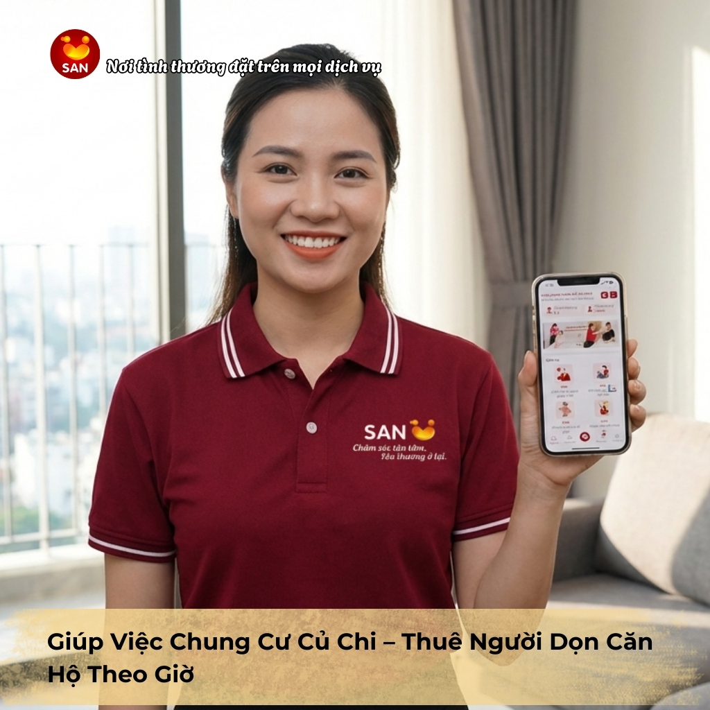 giúp việc theo giờ Củ Chi